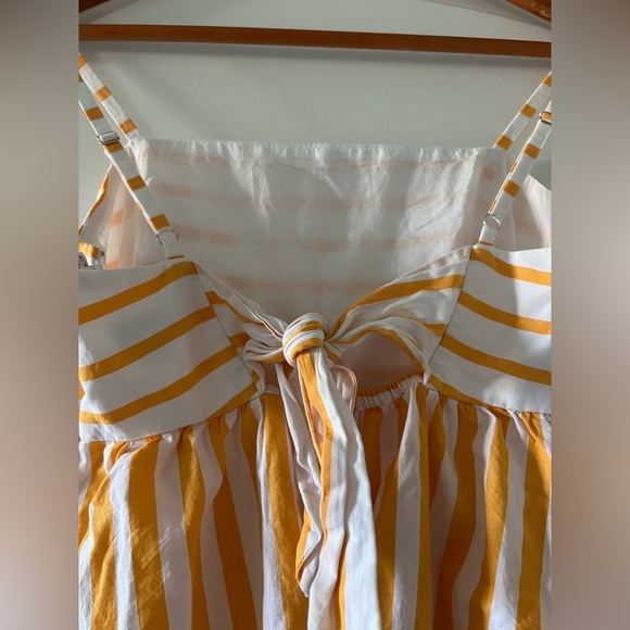 J. Crew Yellow and White Stripe Tank Mini Dress - Picture 10 of 11